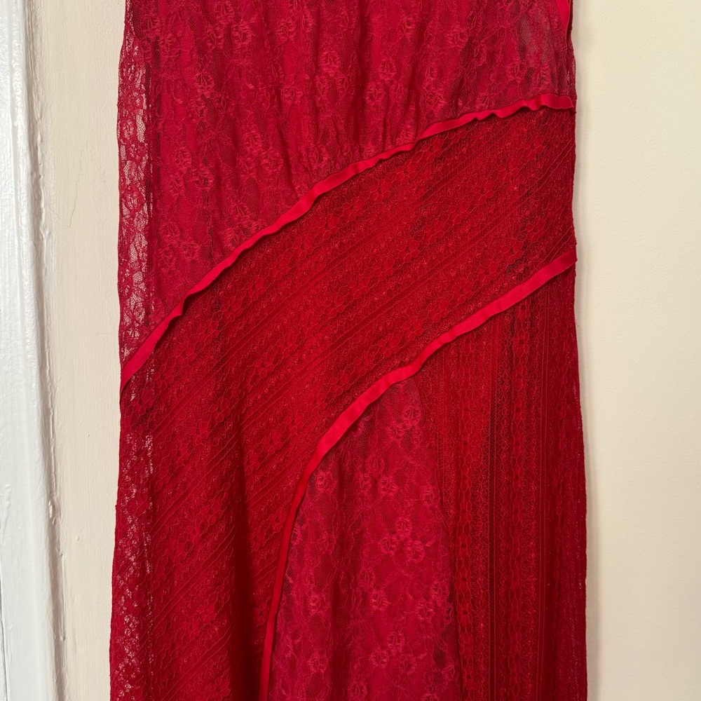 ❌ SOLD ❌ UO Maxine Knit Lace Midi Dress - Picture 6 of 8